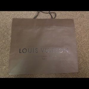 louis Vuitton shopping gift bag